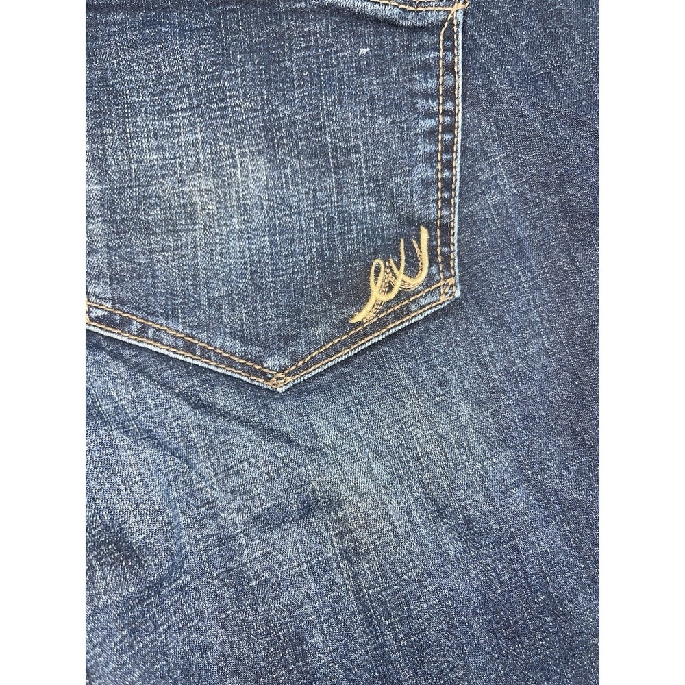 Express Stella Barely Bootcut Jeans Size 18L 18 Long Dark Wash Low Rise Y2K - Picture 7 of 8